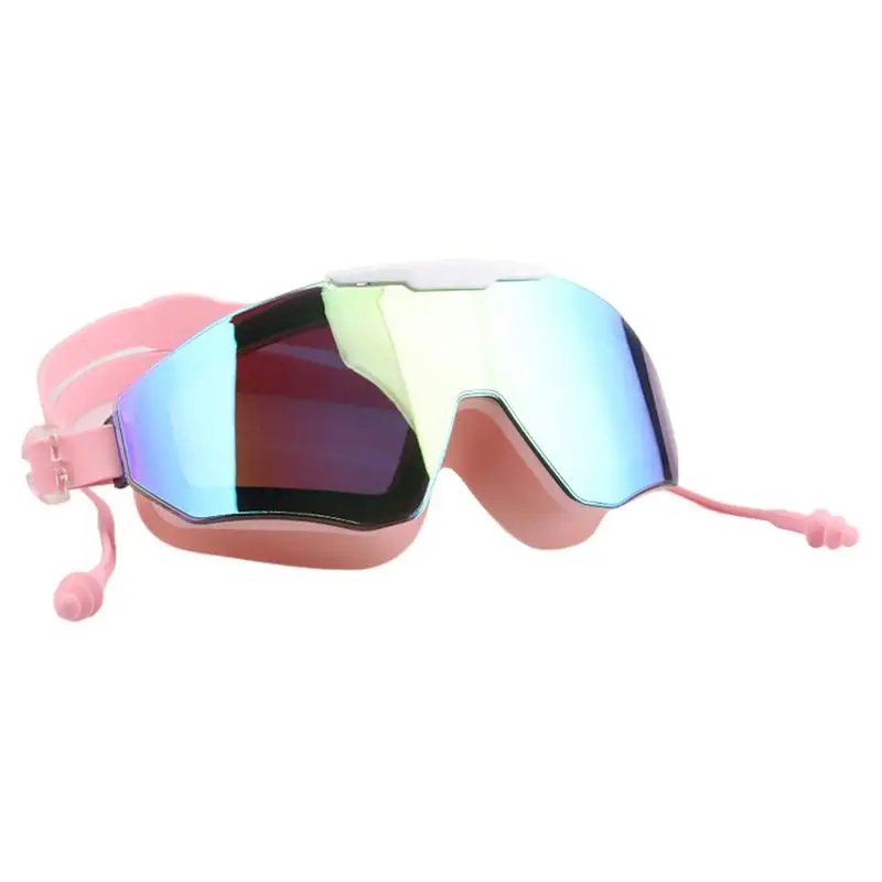 Swimming Goggles No Leaking Swim Glasses Wide View No Leaking Full Protection Glasses Extra Silicone Layer Swim Pool Goggles