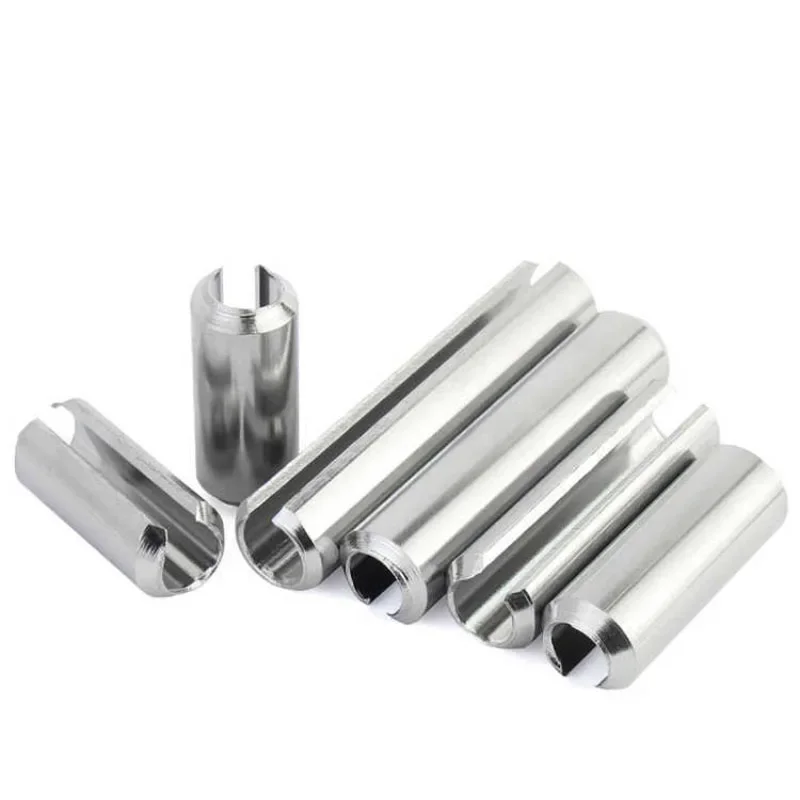 1~50PCS Spring-Type Straight Pins 304 Stainless Steel M1.5 M2 M2.5 M3 M3.5 M4 M5 M6 M8 M10 M12 Cylindrical Hollow Cotter Pin