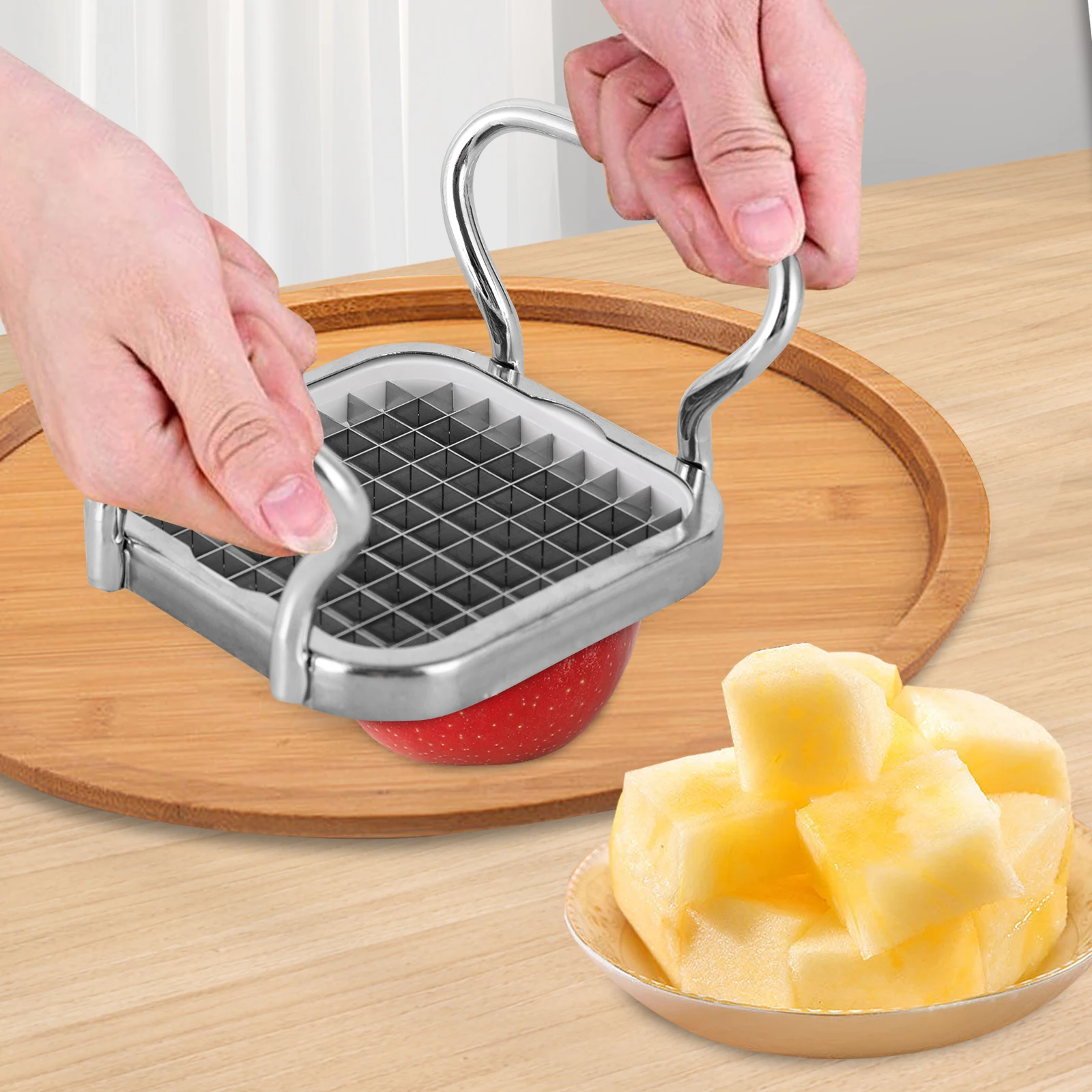 

Potato Fries Cutter French Fry 5-In-1 Vegetable Fruit Slicer Chopper Dicer