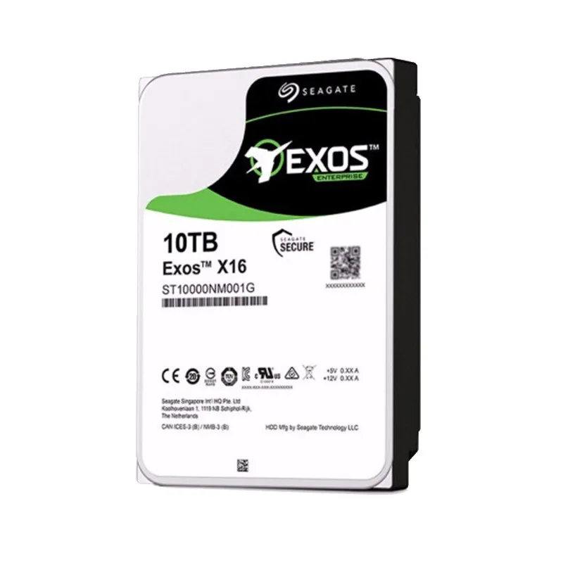 

Жесткий диск Seagate ST10000NM001G Exos X16 10 ТБ, внутренний, 7200 об/мин, 3,5 дюйма