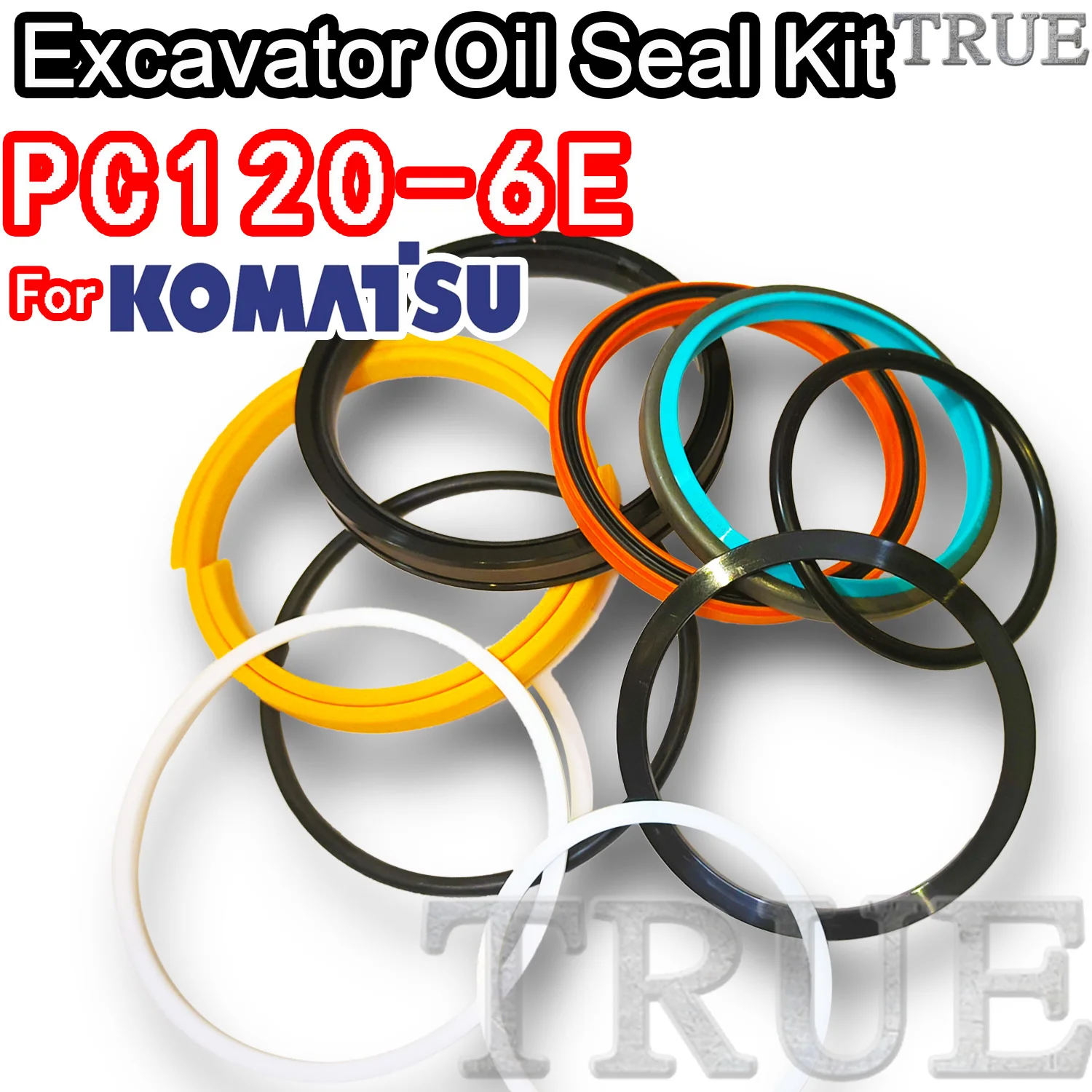 

For PC120-6E KOMATSU Oil Seal Excavator Repair Kit PC120 6E Clamshell Shovel Adjust Swing Gear Center Joint Gasket Nitrile NBR