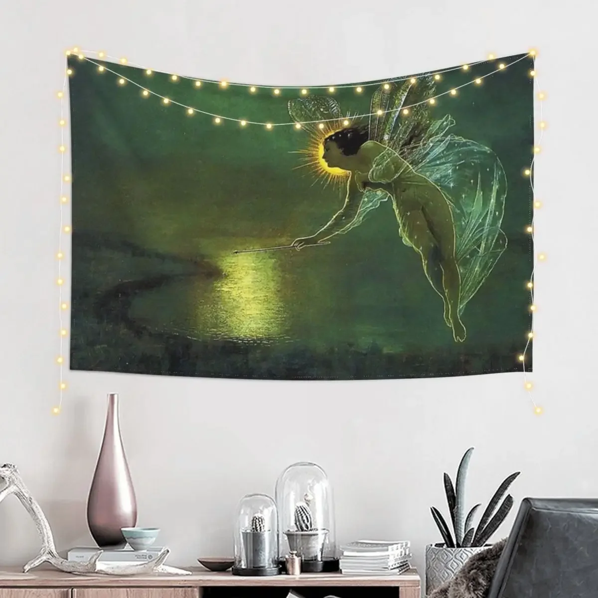 SPIRIT OF NIGHT - JOHN ATKINSON GRIMSHAW Tapestry Wallpaper Decor For Room Tapestry