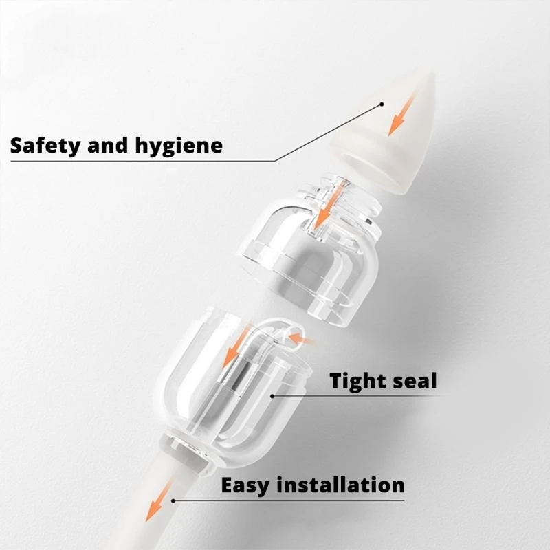 

Children Nose Cleaning Tool Baby Nasal Suction Aspirator for 0-3 Year Newborns
