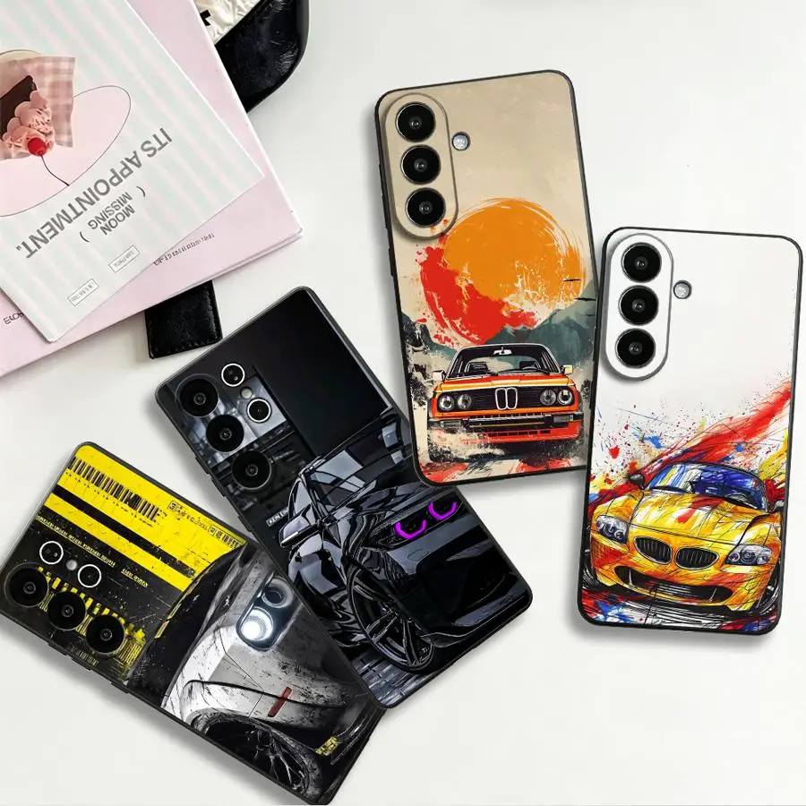 Case for Samsung Galaxy S26 Ultra Note 20 8 9 10 S10 S9 S25 Plus S23 S24 S25+ S26+ S20 Phone Cover S24+ S21 FE Sport Car Cool