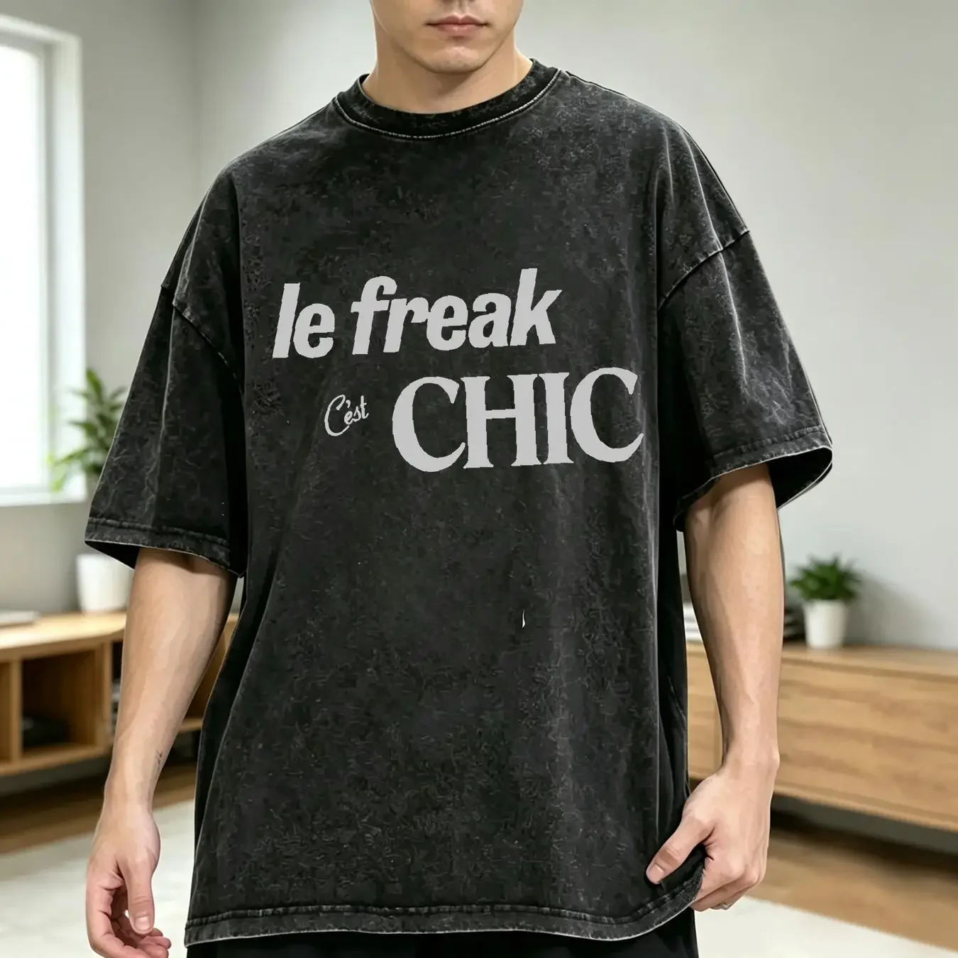 washed T Shirt Chic Le Freak Everybody dance disco Rnb soul 70s Nile Rodgers music concert long or short sleeves vintage
