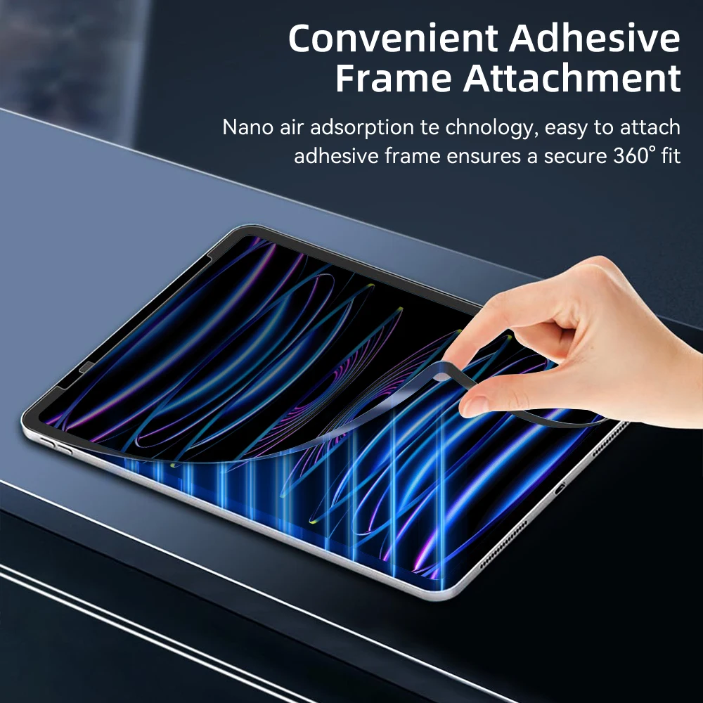 Anti Spy Screen Protector Film For iPad Pro 11 12.9 Air 5 10.9 10th 10.2 7/8/9th Gen Removable Magnetic Privacy Film