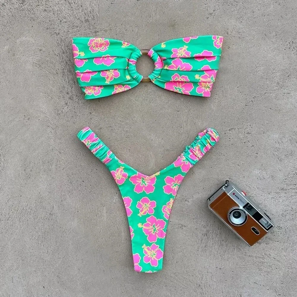 Biquíni push up feminino maiôs 2023 sexy feminino banho conjunto de biquíni brasileiro tanga biquini ternos de natação beachwear