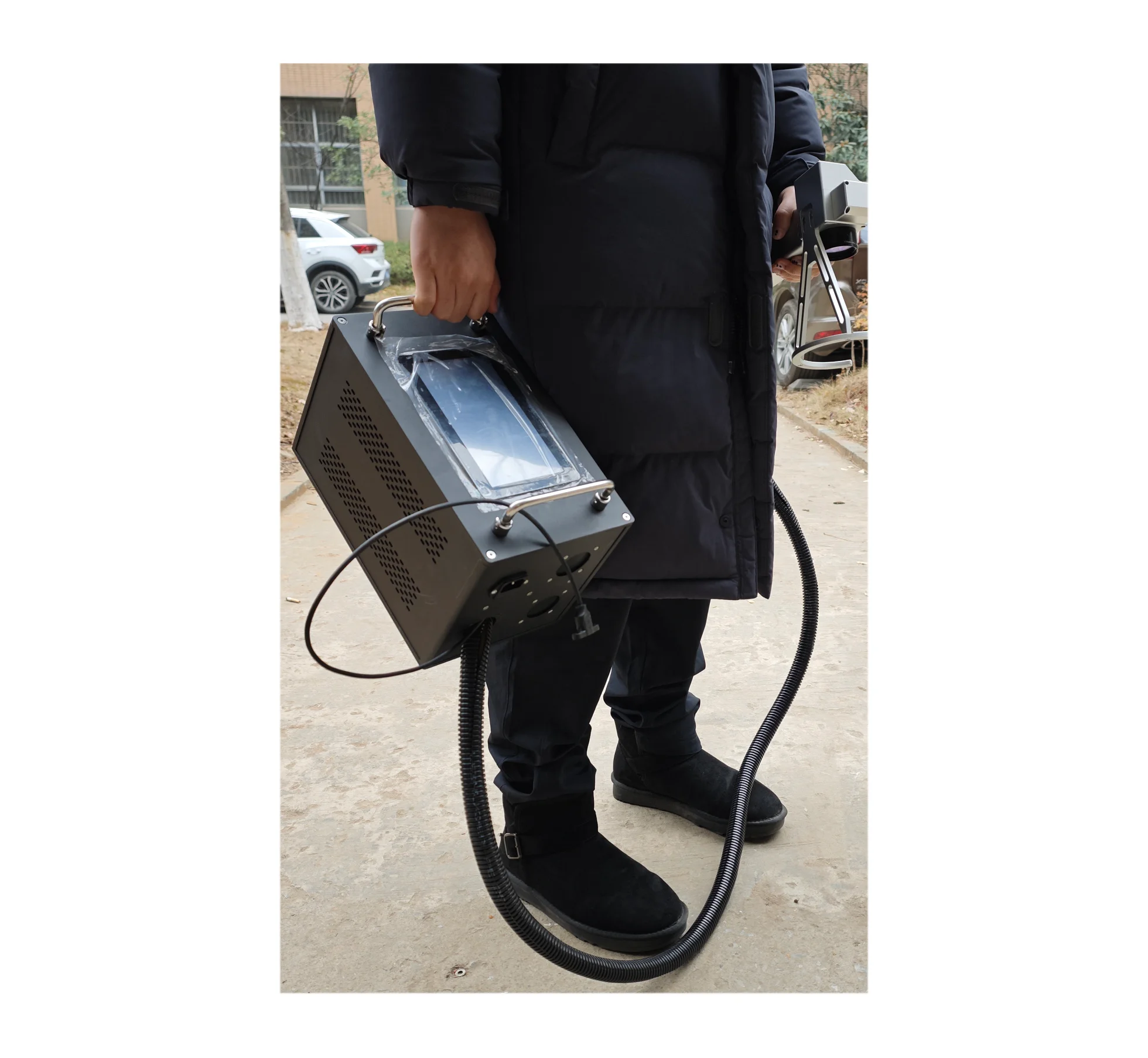 

2 in 1 Laser Marking/Cleaning Machine 20W 30W For Marking Plastic Steel Iron