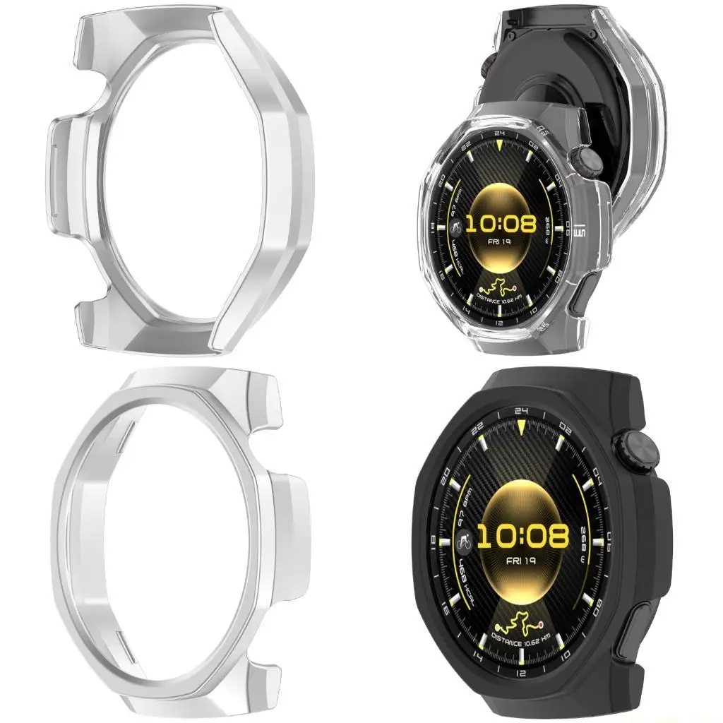F62C Modern Protective Shell Cover For 46mm Digital Watch Dustproof Reinforced PC Material