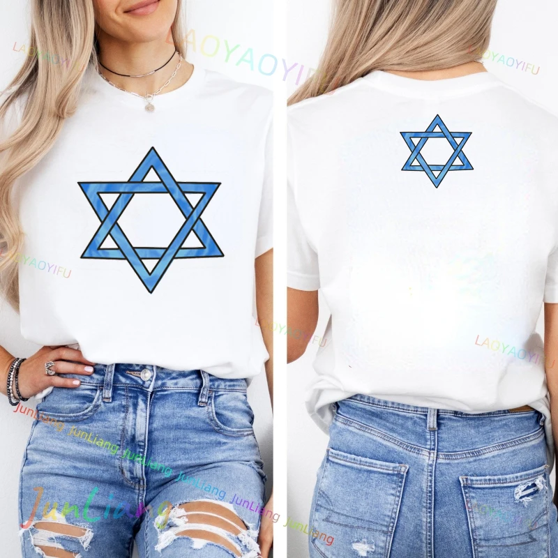 سليمان ختم الأصلي تي شيرت رجالي نجمة داود 100% القطن للجنسين Y2k ملابس ملابس للرجال Harajuku القوطي قميص تي شيرت