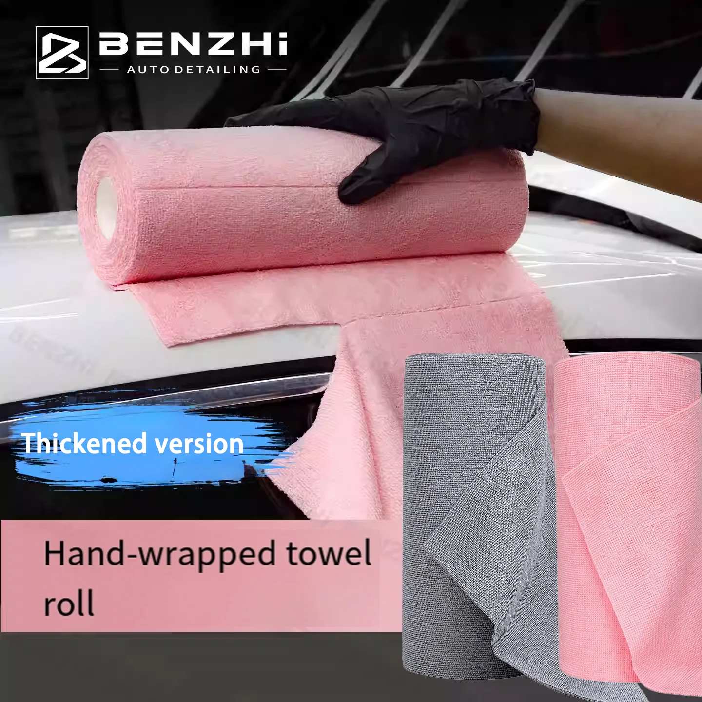Paño de cocina especial para el hogar, rollo de paño grueso desechable, absorbente, para limpieza sin esfuerzo, sin desprendimiento de pelusas