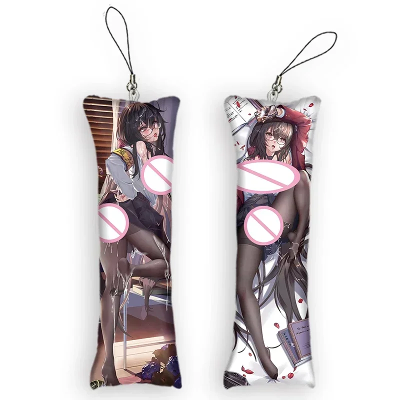 

New PatternHot Selling Item Mini Dakimakura Anime Azur Lane IJN Taihou Keychain HD Double-Sided Print Pendant Cute Small Body Pi