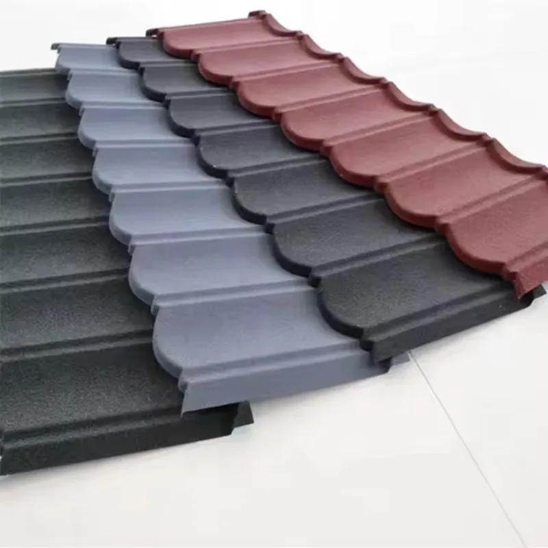 

Extended stone coated roof tile metal roof panel