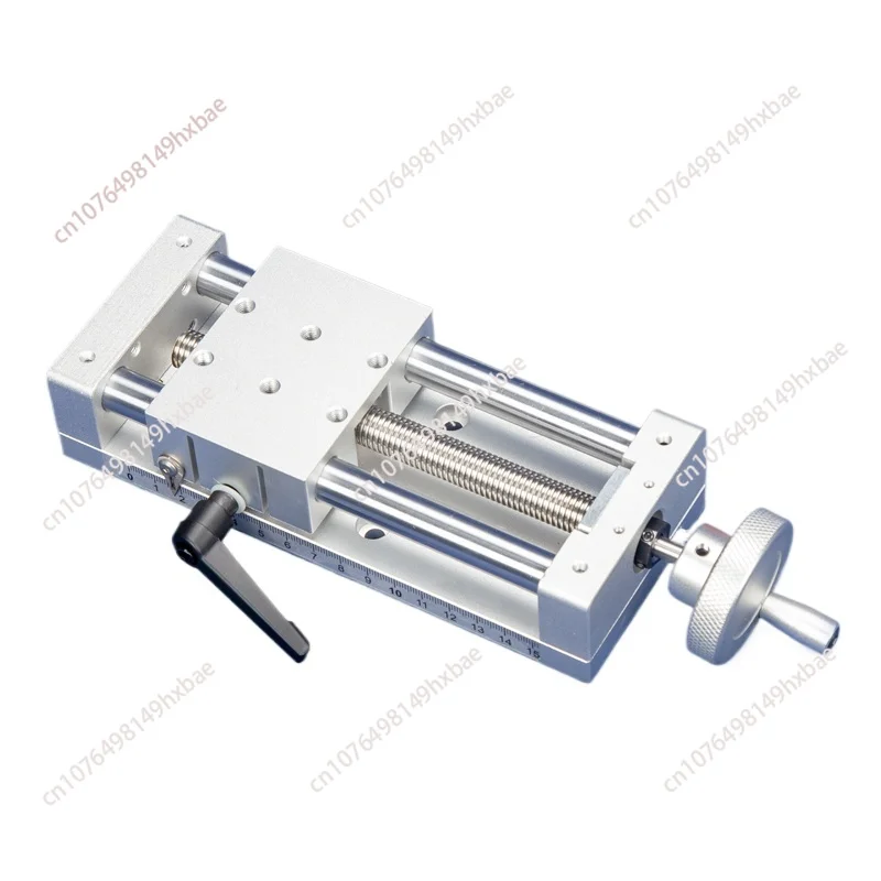 Manual slide module T-screw hand crank, digital display XYZ linear fine-tuning, cross precision guide