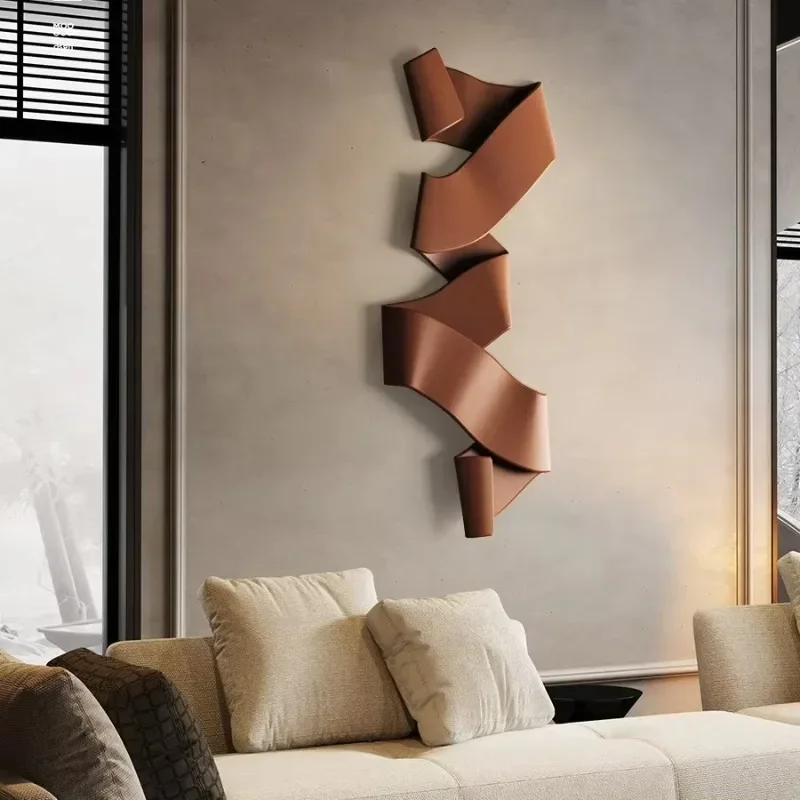 

Modern Simple Living Room Wall Decoration Pendant Iron Art Home Decor Luxury Wall