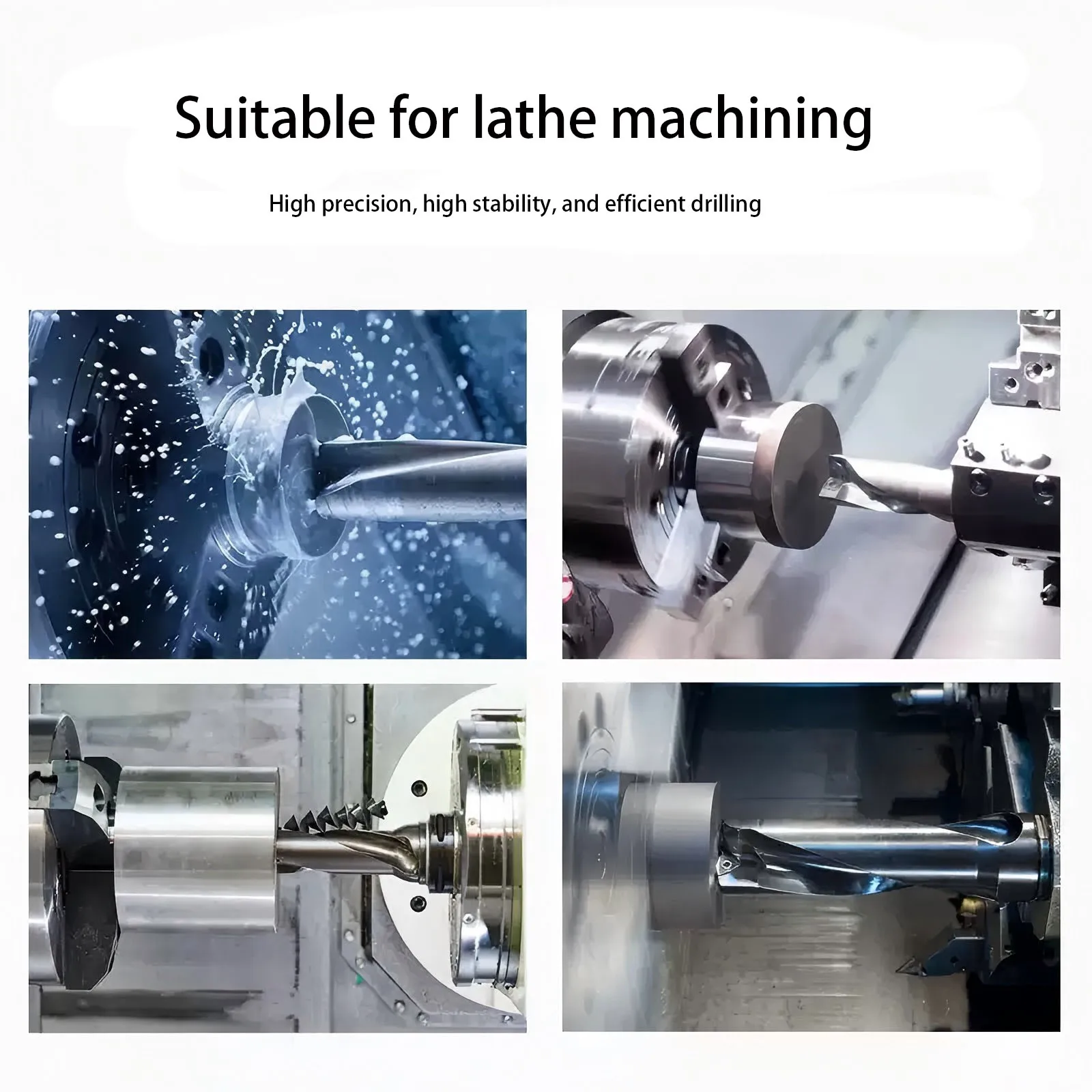 Picture 6: SP type U-drill quick drill 2D-3D-4D-5D disposable violent drill water jet drill tool holder lathe quick drill