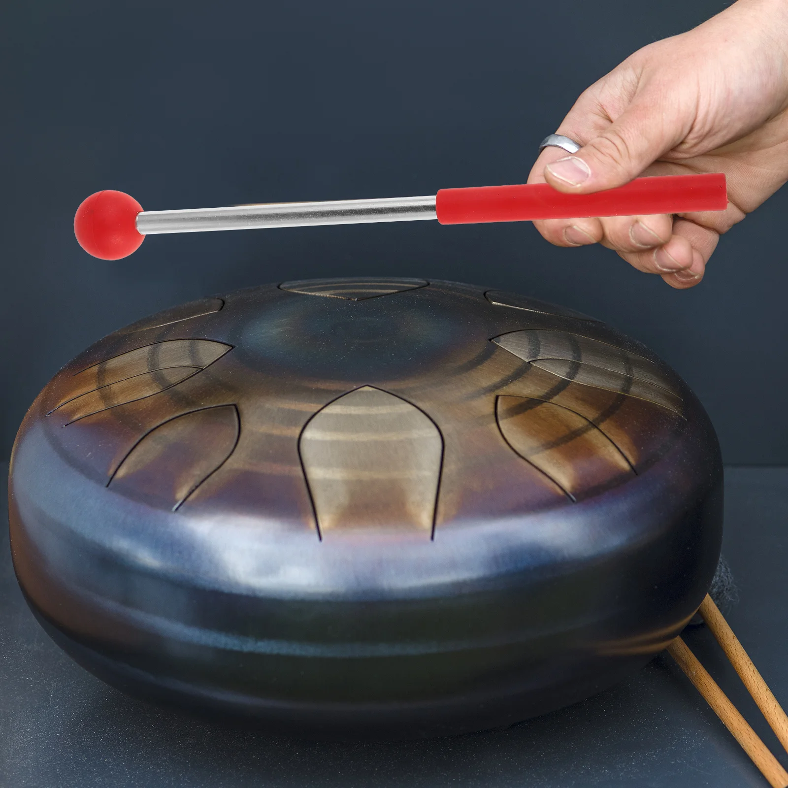 

1Pair Tongue Drum Mallets Stable Material Ergonomic Handle Suitable for Multiple Percussion Instruments Marimba Xylophone