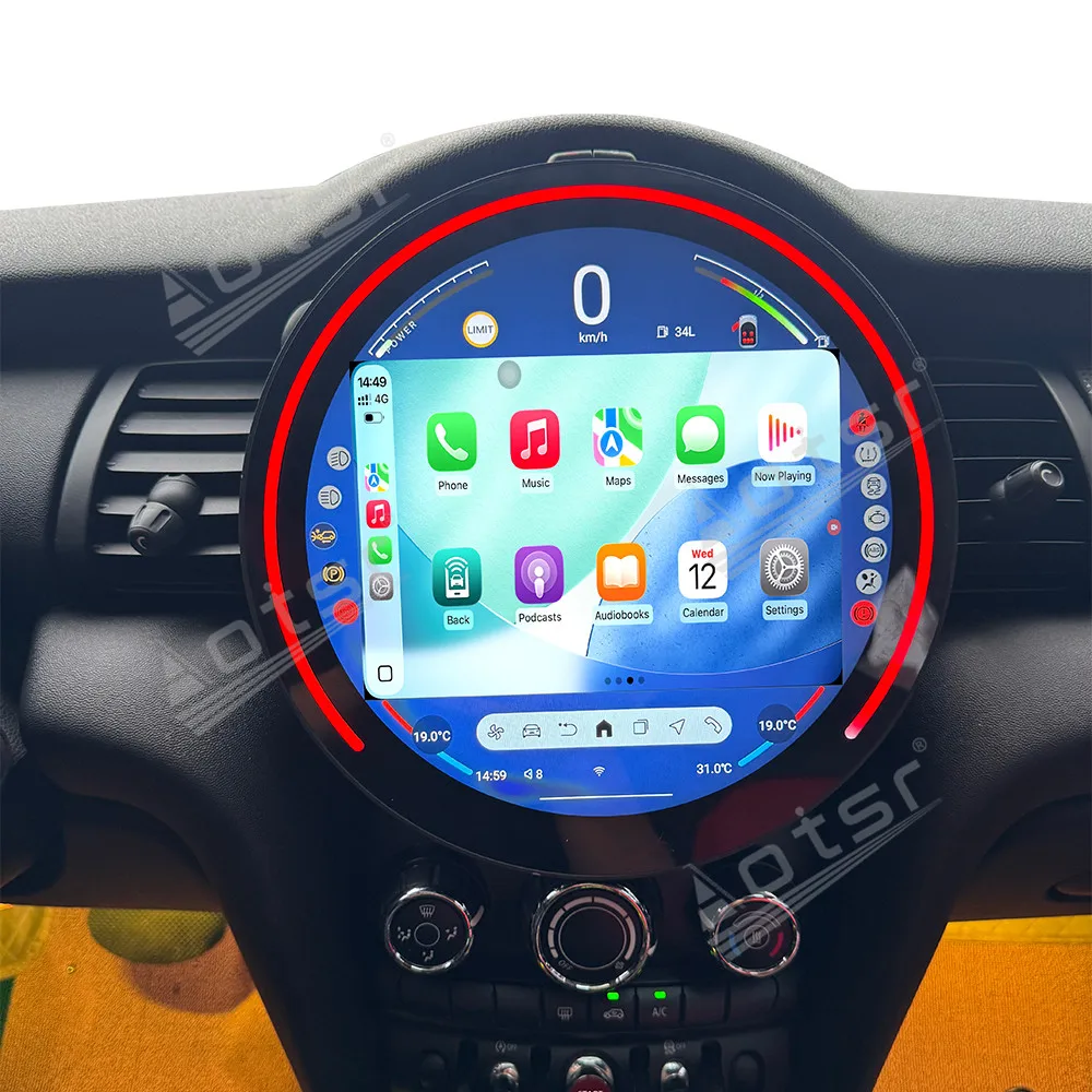 Upgrade 11.9'' Android Car Radio For MINI F55 F56 NBT 2015-2017 GPS Navigation Multimedia Carplay Auto Stereo Free Cam