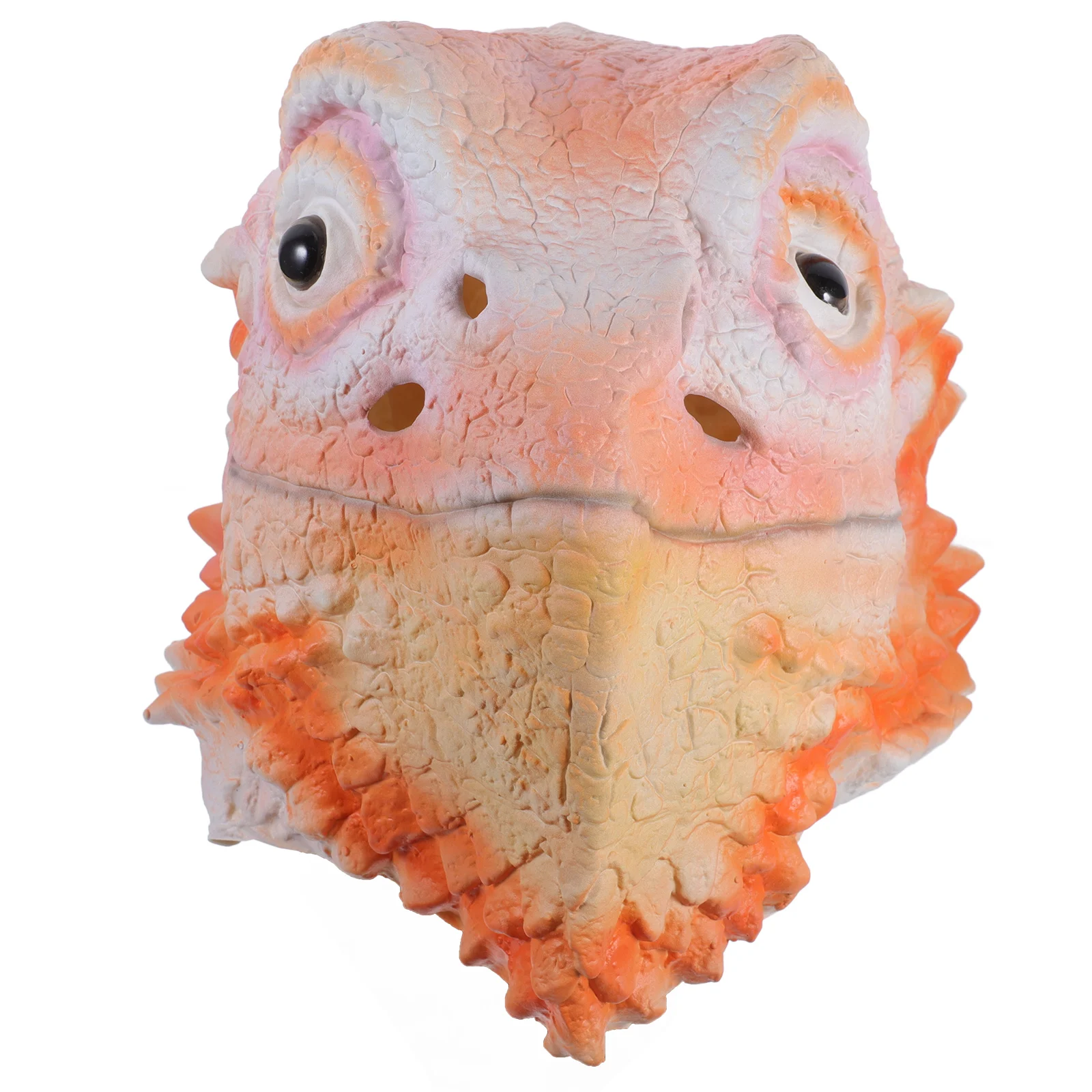 หน้ากากจิ้งจก 1 ชิ้น ทำจากยางลาเท็กซ์ สำหรับงานฮาโลวีน คอสเพลย์ งานแฟนซี ปาร์ตี้ แต่งกาย อุปกรณ์เสริมรูปทรงจิ้งจก