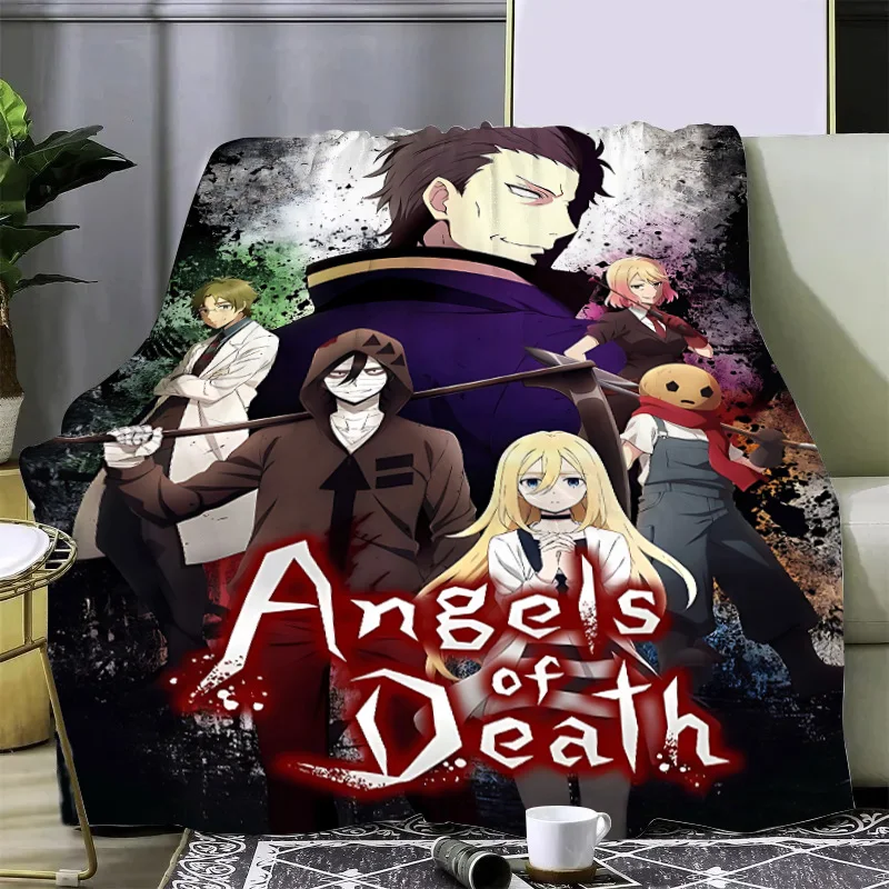 Game Angels of Death Printed Blanket Picnic Blankets Warm Blanket Soft and Comfortable Blanket Home Travel Birthday Gift