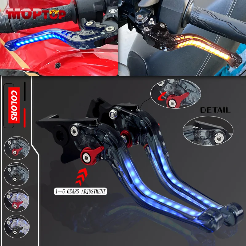 

NEW For CBR650R CBR650F CB650F CBR CNC Ajustable Short Brake Clutch Levers Motorcycle Always-on Turn Signal Light Brake Lever