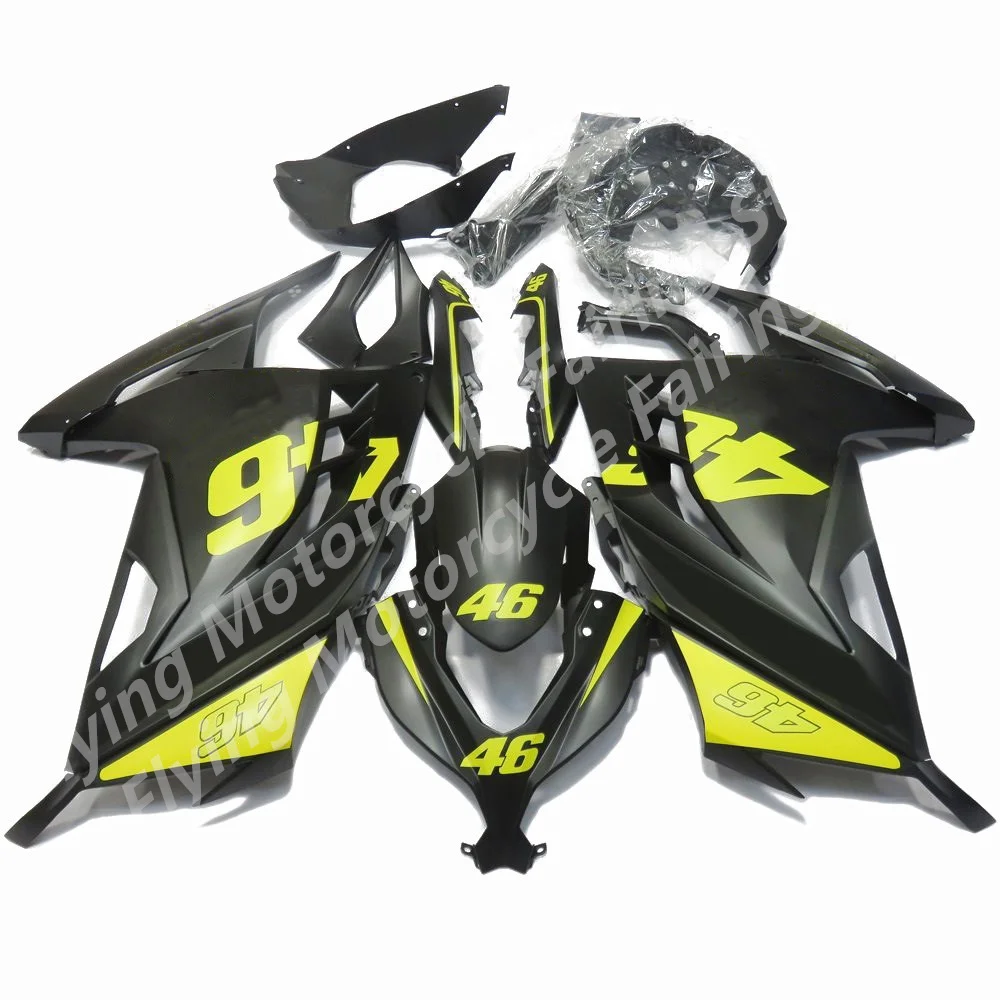 Black yellow Fairing Kits For Kawasaki ZX300R 2013 - 2015  Black Plastic Fairings EX300 15 13 14 ABS Fairing Ninja 300