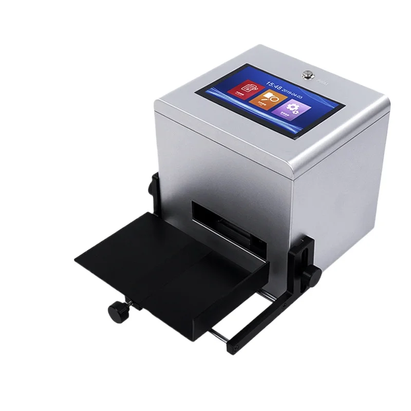 Desktop Code-Spraying Machine Intelligent Production Date Printing Bottle Cap QR Code Batch Number Semi-automatic Inkjet