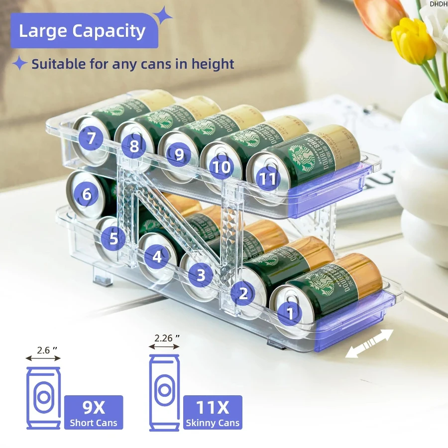 Soda Can Fridge Organizer - Cartoka