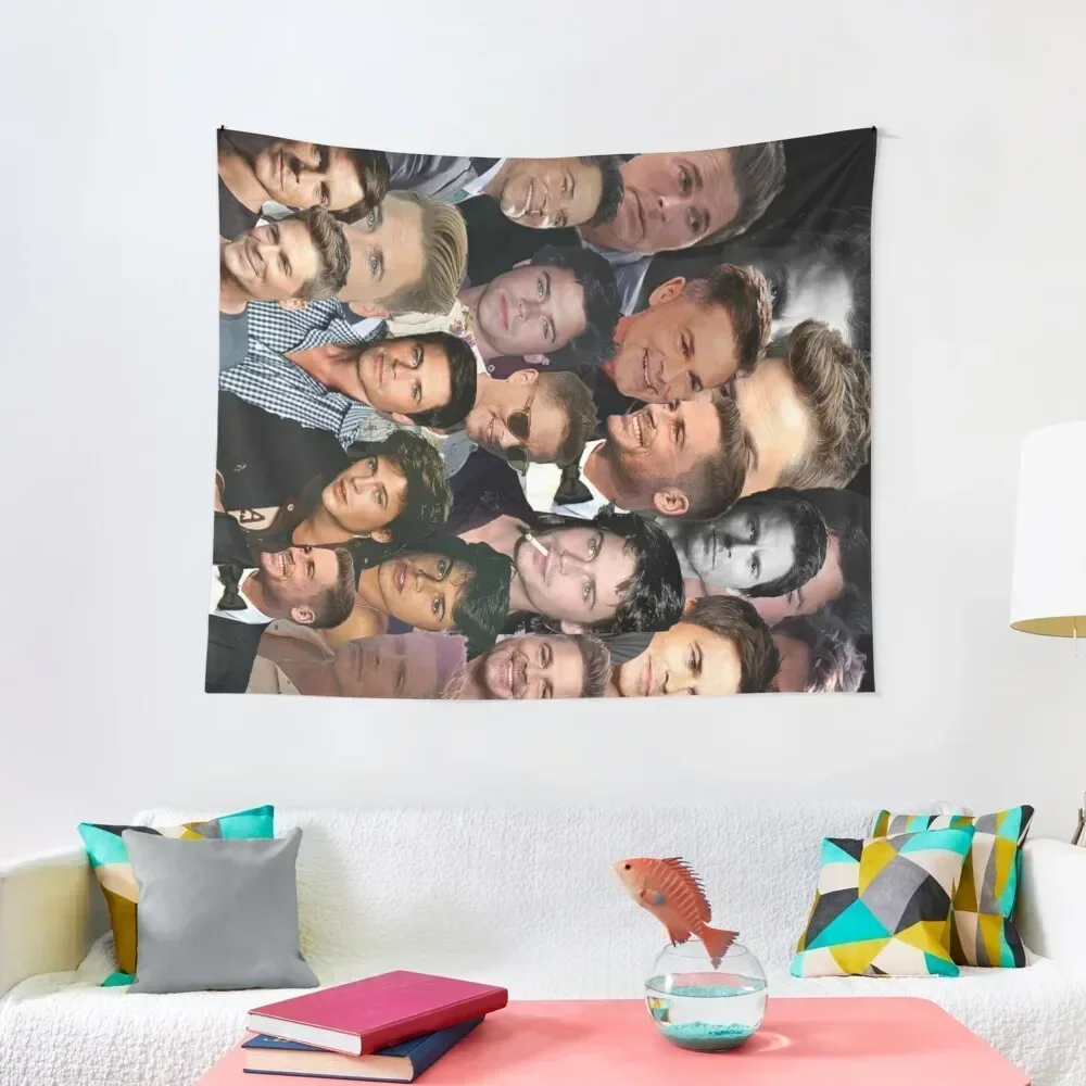 

rob lowe photo collage Tapestry Things To Decorate The Room Wall Hanging Decor Wall Decor Hanging Tapestry