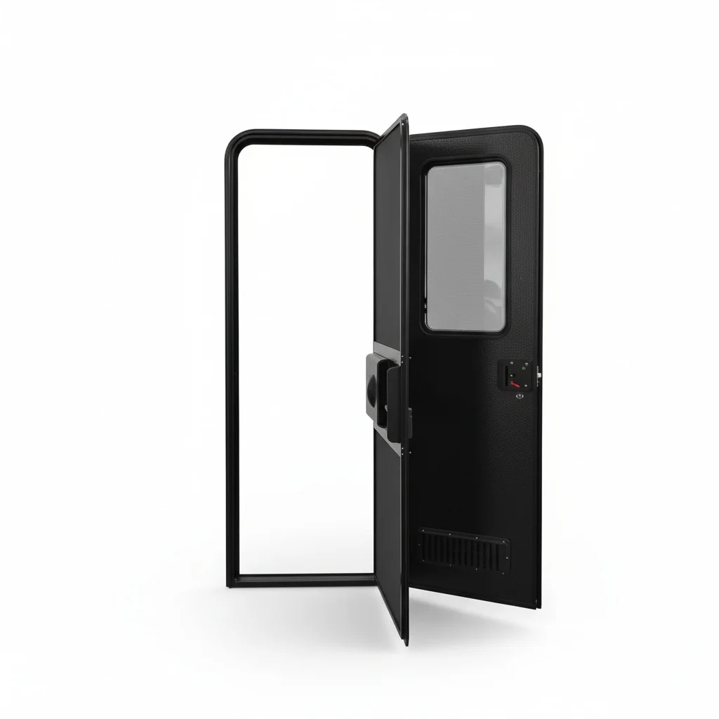 

Caravan Entry Door, 620x1850mm Aluminum Alloy Motorhome Door with Sun Blind, fit for Burstner ABG Alexander 126H (1976-1991)