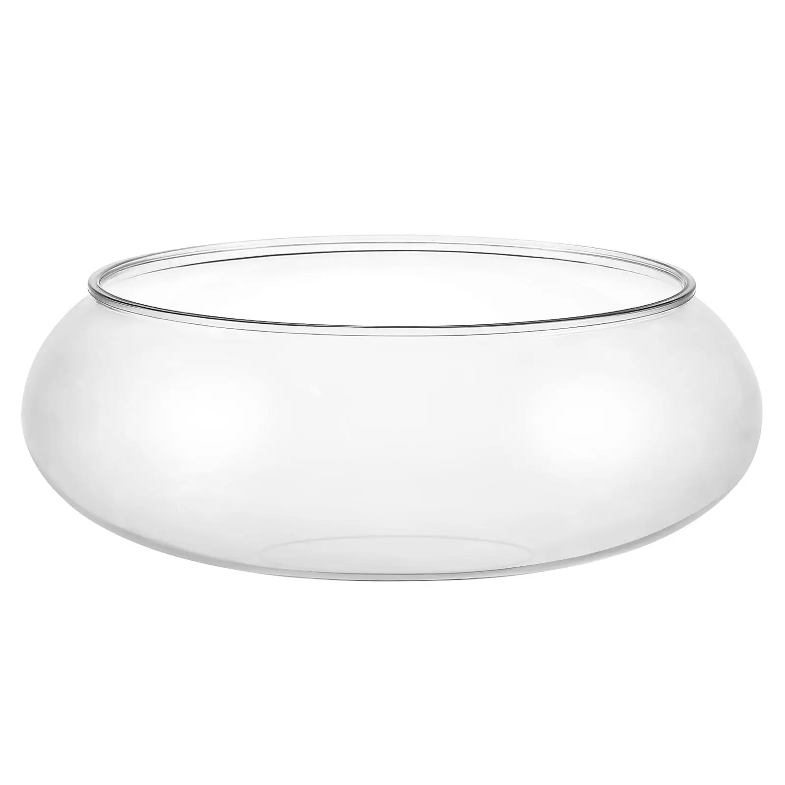 

Прозрачный настольный аквариум 2800 мл, пластиковый аквариум для рыбок Бетта, декоративная маленькая чаша для рыбок, украшение для дома и растений