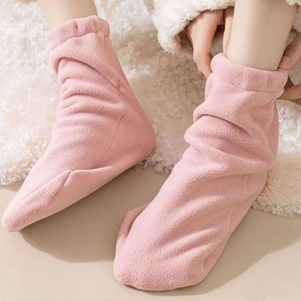 

Cute Plush Fleece Sleep Socks Warm Thicken Sleeping Socks Women Soft Hosiery Winter Floor Socks Fall Winter