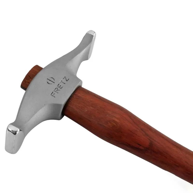 

Fretz HMR-3 Narrow Raising Hammer Precision Metal Forming Jewelers Fine Detail Raising Tool for Small Cylinders Bezels Concave