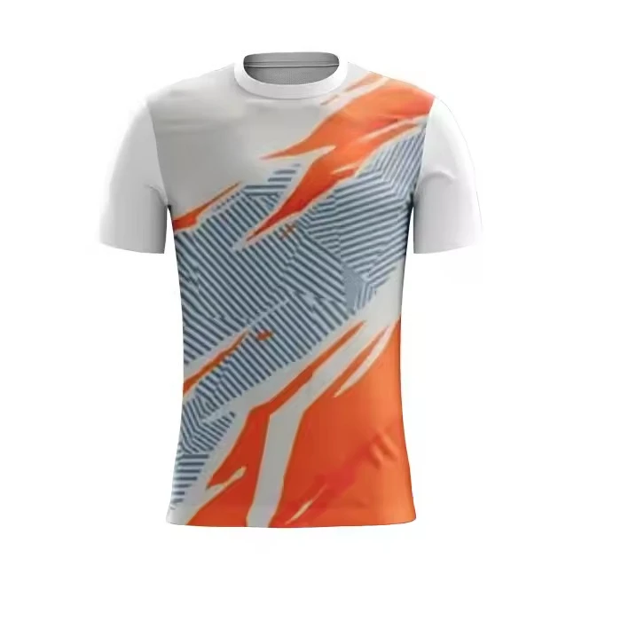 

Новая мужская дышащая и стильная футбольная футболка с 3D-принтом, круглым вырезом и коротким рукавом, которая популярна Globally