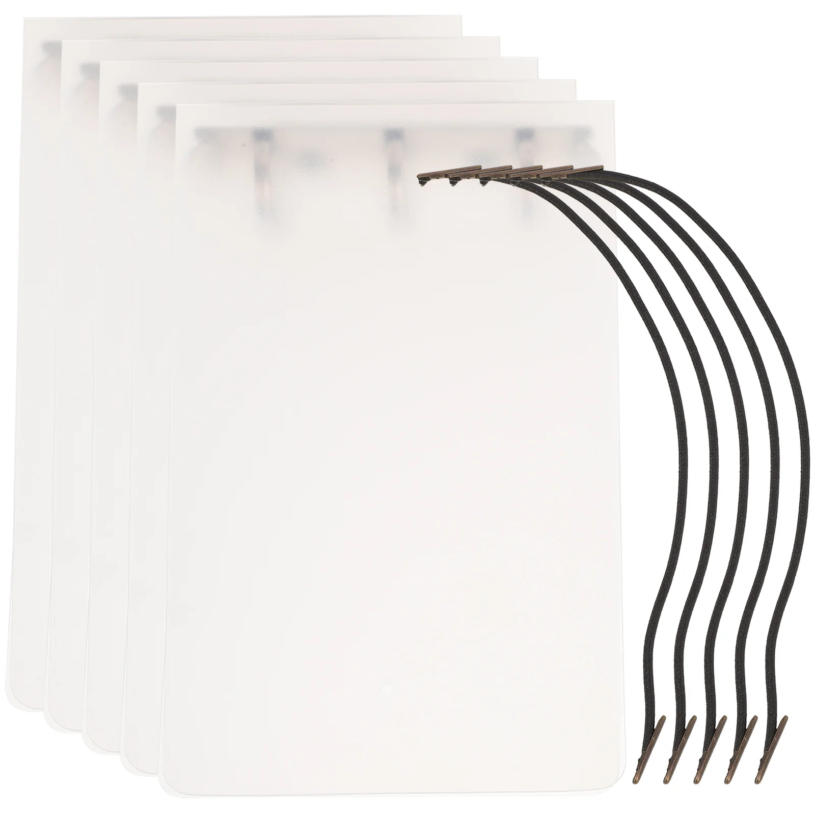 

5 Pcs Binder Shell Pockets Notebook Cover Binders Notebooks Folder Organizer Wide Ruled Clear Simple Student