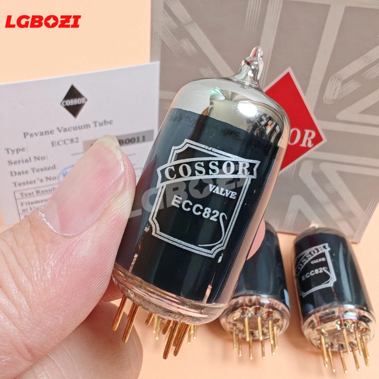 COSSOR ECC82 Carbon Matrix Gold Pins | Direct Upgrade for 12AU7/CV4003/E82CC Warm Vocal & Low-Noise Audio Hifi Amplifier