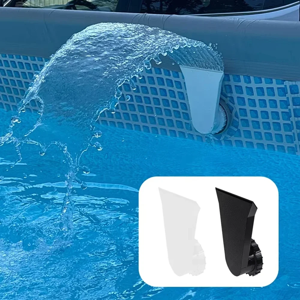 Pool Fountain Direct Mounting Compatible With Bestway or Intex Nozzles Pool Waterfall Easy To Install Suitable for Pool Parties