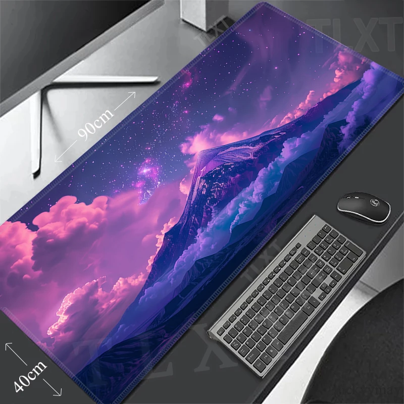 

Sky Gamer Mousepad Aesthetic Mouse Pad Large Mouse Mat Natural Rubber Desk Slipmat PC Desk Mats Gaming Mousepads 100x50cm