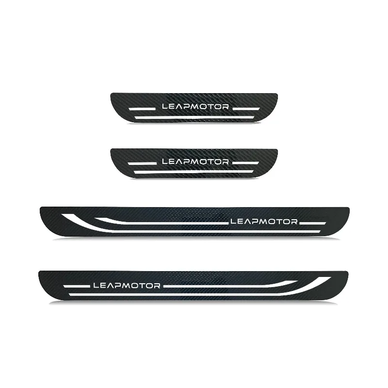 

For LEAPMOTOR B10/B01/C01/C10/C16 Metal threshold strip welcome pedal protection sticker car modification supplies