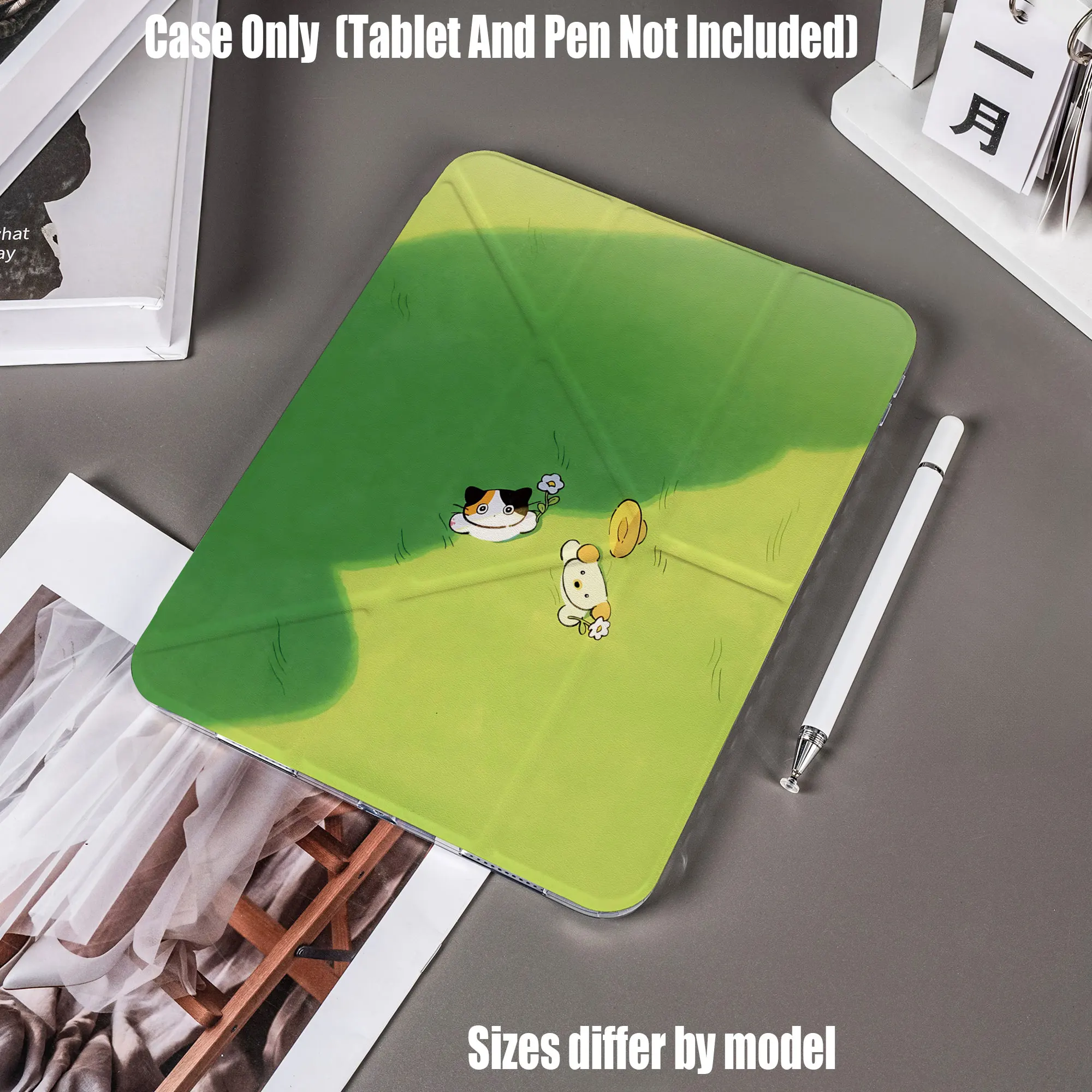 Slim Fit Premium TPU Tablet Cover, Shockproof Durable Lightweight Protective Case for iPad Samsung Huawei Honor Redmi Xiaomi