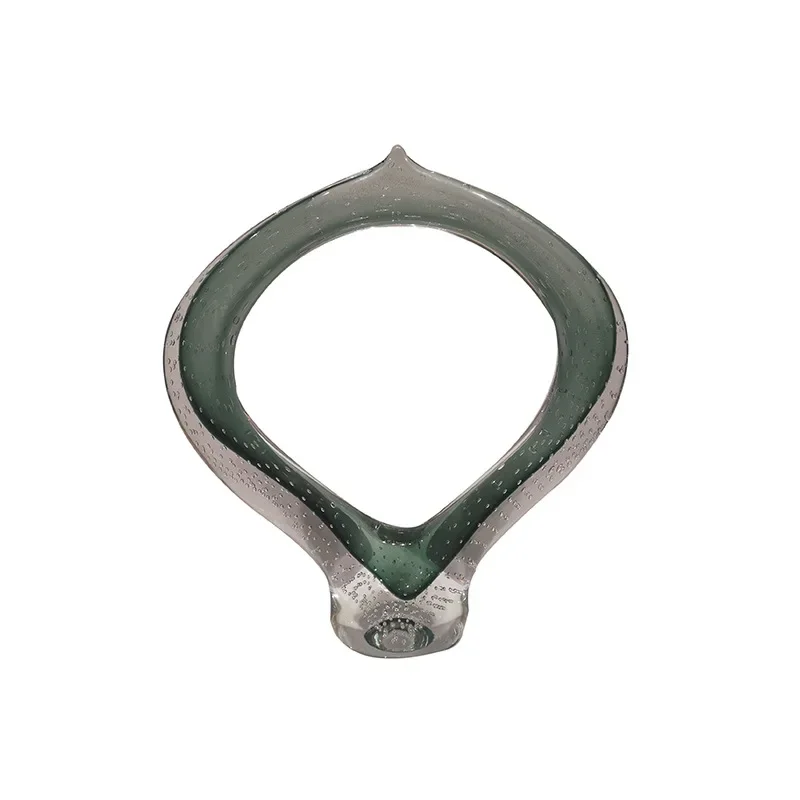 Modern light luxury art ring, glazed sculpture ornaments, living room, countertop decoration, home furnishings