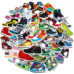 50PCS Cartoon Cool Sneakers Trend Creative Graffiti Stickers Bike Skateboards Car Helmets Laptop Decals Toys