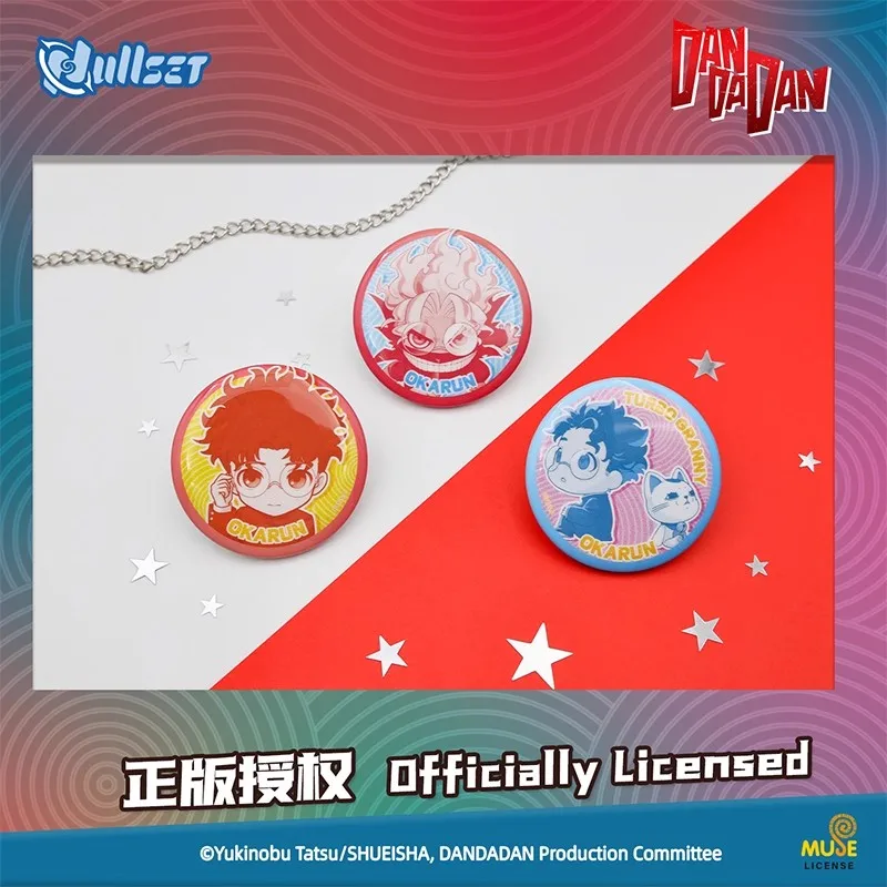 Original Nullset DANDADAN SD Series Badge Blind Bag Momo Okarun Animation Peripheral Acg Decoration Goods Collection Gift