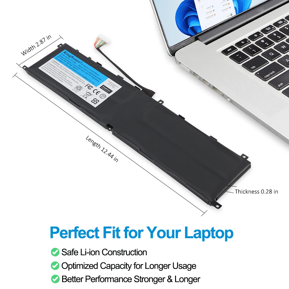 KingSener BTY-M6L Battery For MSI GS65 GS75 Stealth Thin 8RF 8RE PS63 P65 P75 Creator 8RC 8SC 9SC 9SE MS-16Q3 MS-16Q2 Series