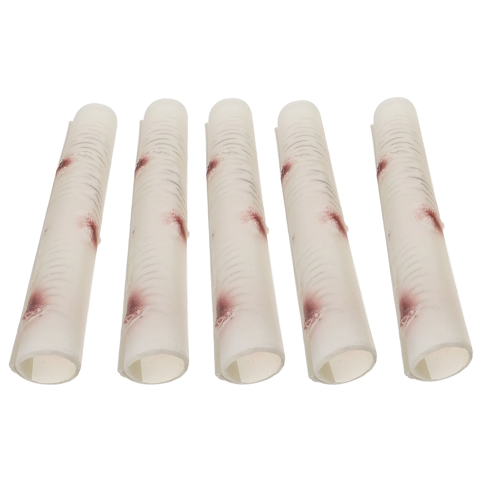 5Pcs Sewer Pipe Decorative Bark Artificial Bark DIY Decor Landscape Ornament Drain Prop DIY Decor