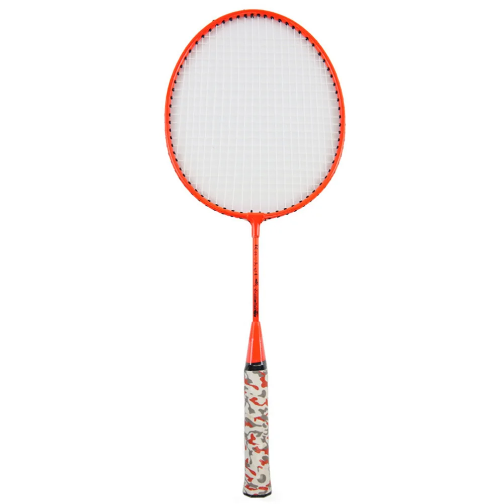1Pair Badminton Racket with Balls Long-Lasting Material Light Weight Includes 2 Random Color Shuttlecocks for Kids Playtime