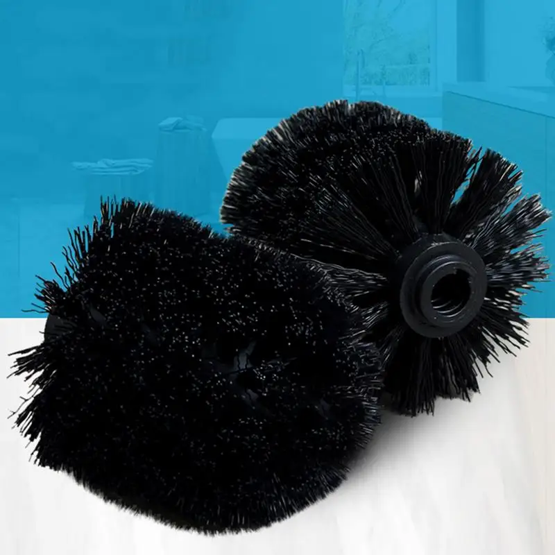 Universal Replacement Toilet Brush Head Holder White Black Clean Spare Tools Toilet Bowl Brush Home Bathroom Supplies