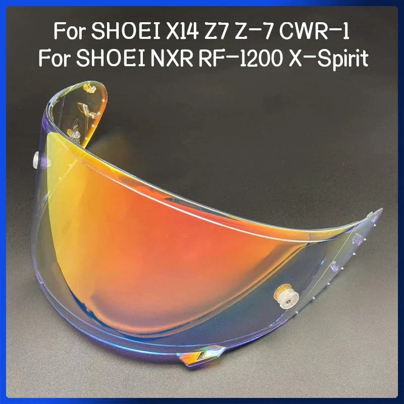 X14 Z7 หมวกกันน็อครถจักรยานยนต์Visorเลนส์สําหรับSHOEI X14 Z7 Z-7 CWR-1 NXR RF-1200 X-Spirit Anti-UV Anti-Scratchกันฝุ่นWind Shield