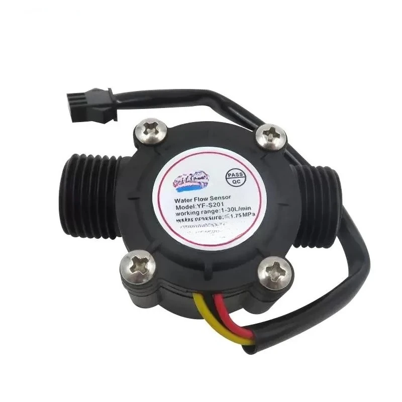 

YF-S201 Water Flow Sensor 4 Points Hall Flowmeter, Water Heater Water Vending Machine Genuine Sea Flowmeter