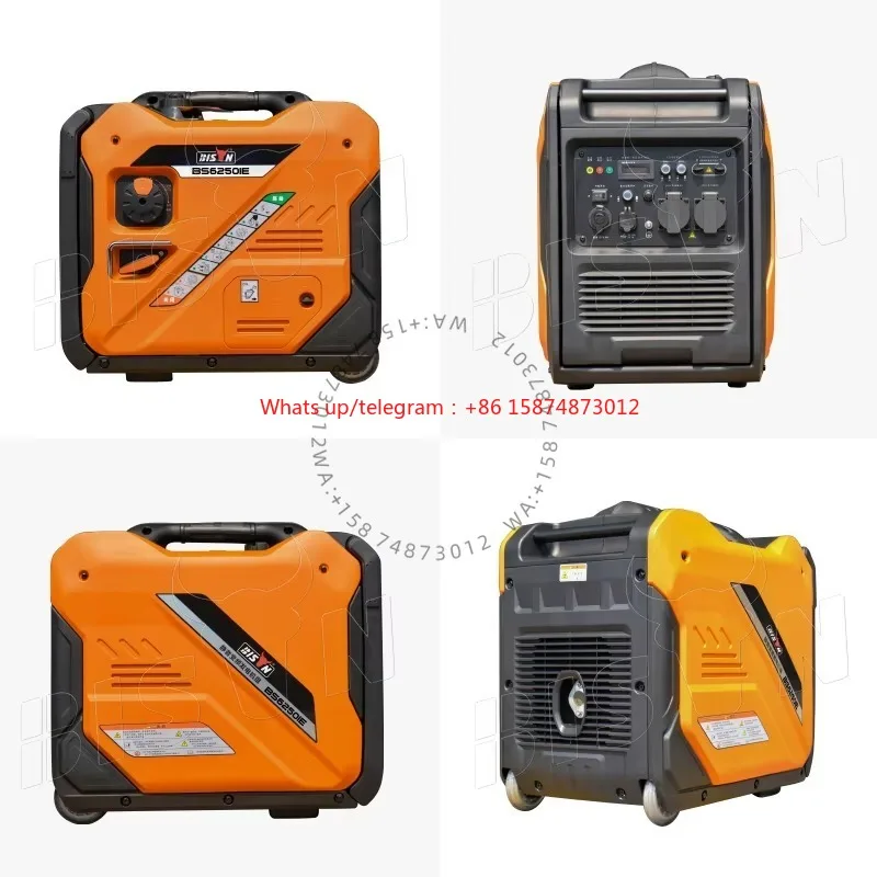 Dual Fuel 5000W 5kw 6.5kva Portable Super Silent Inverter Power Home Use Generator